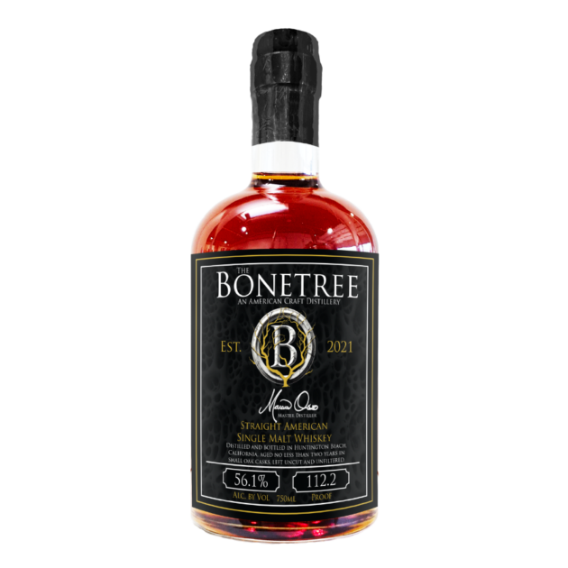Bonetree Straight Single Malt Whiskey 12/750ml 56.1%