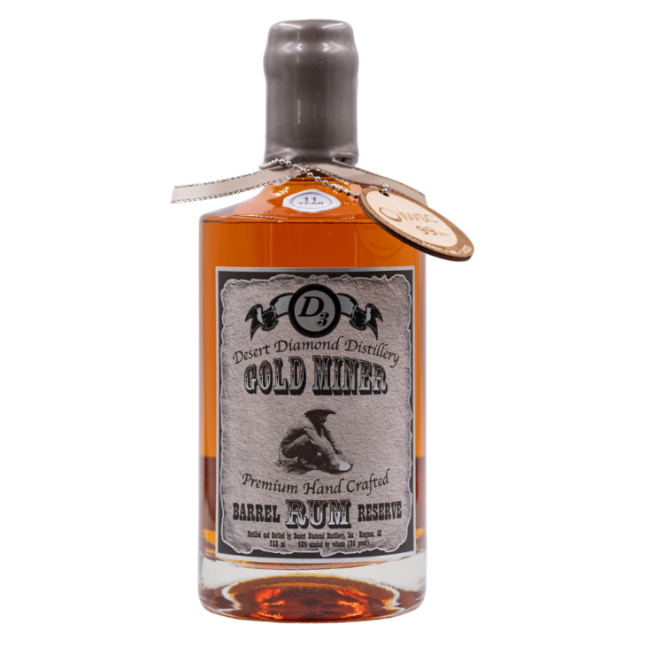 Gold Miner Barrel Reserve Rum Platinum