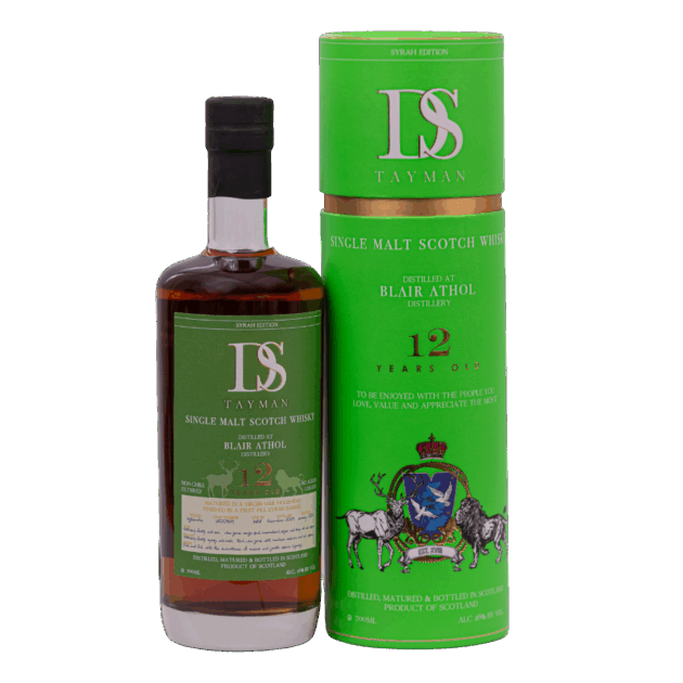 DS Tayman Blair Athol Single Malt Scotch Whisky12YR 6/700ML