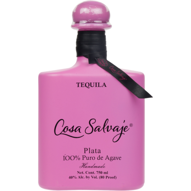 Cosa Salvaje Tequila Plata Pink 6/750ml