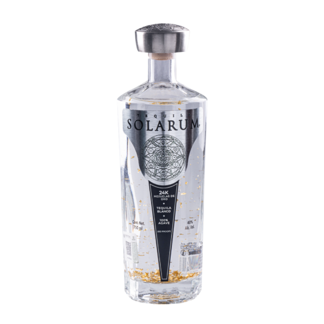 Solarum Blanco Tequila (Gold Flakes) 6/750ml