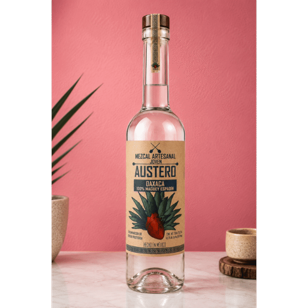 Austero Artesanal Mezcal Joven 12/750ml 45%