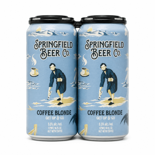 Springfield Coffee Blonde Ale 16oz  6/4pk 5.5%
